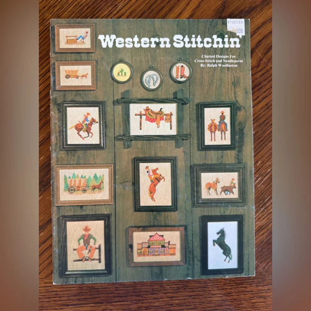 Western Stitchin Counted Cross Stitch Pattern Leaflet Ralph‎ Woollaston